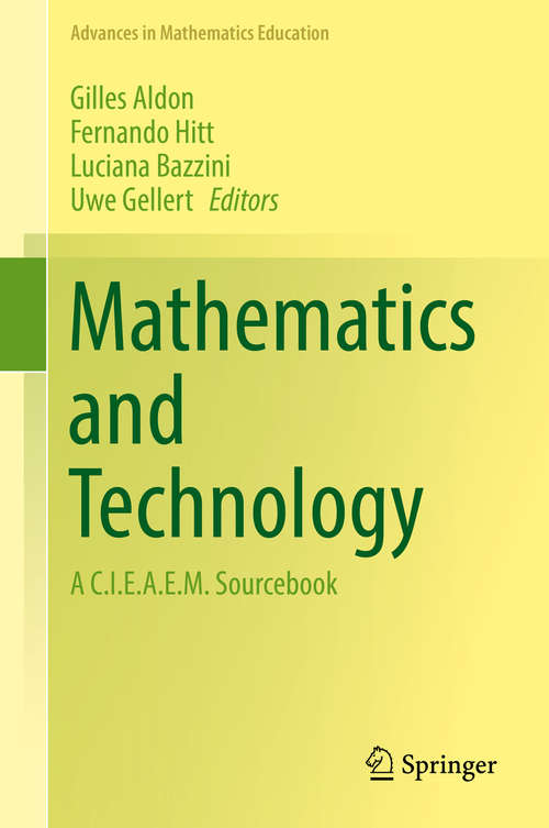 Book cover of Mathematics and Technology
