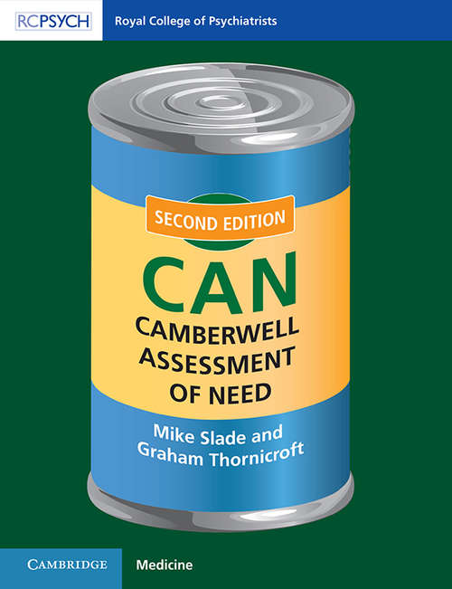 Camberwell Assessment of Need (CAN): Camberwell Assessment Of Need For Mothers