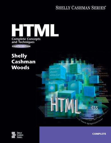 Book cover of HTML: Complete Concepts and Techniques