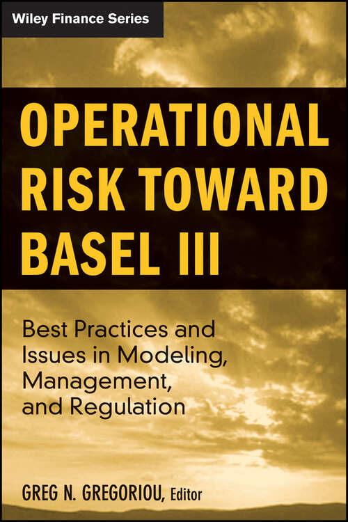 Book cover of Operational Risk Toward Basel III
