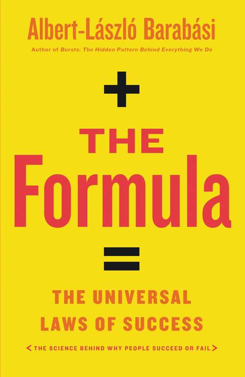 Book cover of The Formula: The Universal Laws of Success