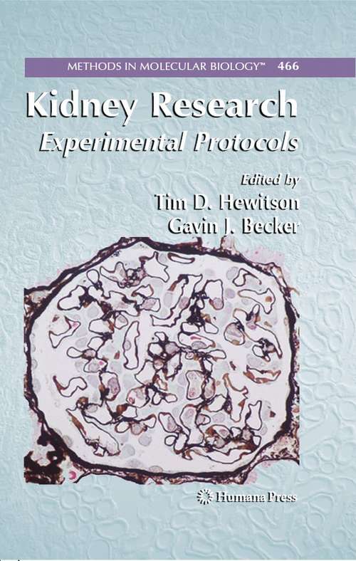 Book cover of Kidney Research