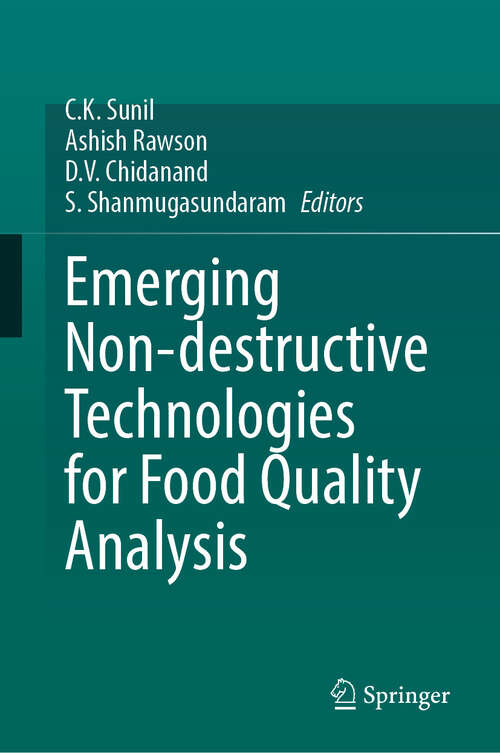 Book cover of Emerging Non-destructive Technologies for Food Quality Analysis