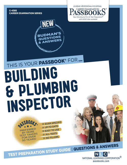 Book cover of Building and Plumbing Inspector: Passbooks Study Guide (Career Examination Series)