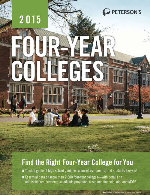 Book cover of Four-Year Colleges 2015