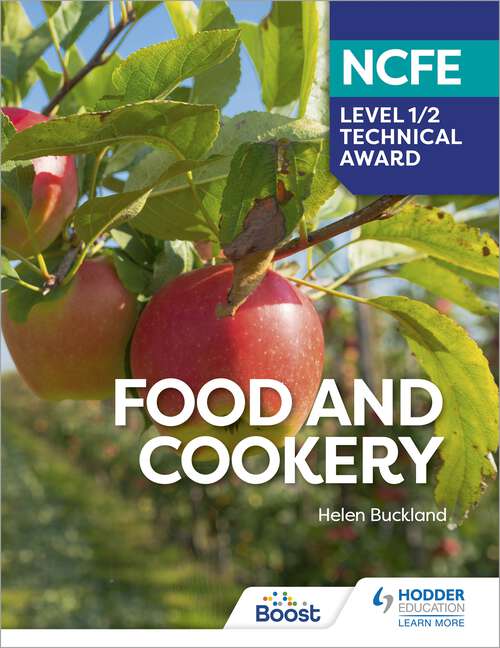 Book cover of NCFE Level 1/2 Technical Award in Food and Cookery