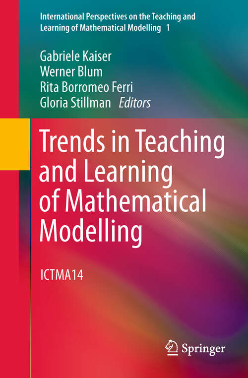 Book cover of Trends in Teaching and Learning of Mathematical Modelling