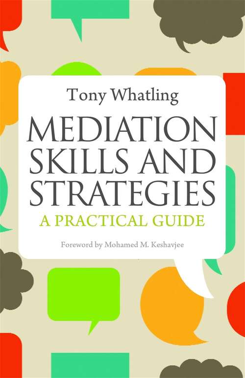 Book cover of Mediation Skills and Strategies: A Practical Guide