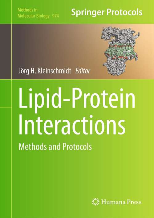Book cover of Lipid-Protein Interactions