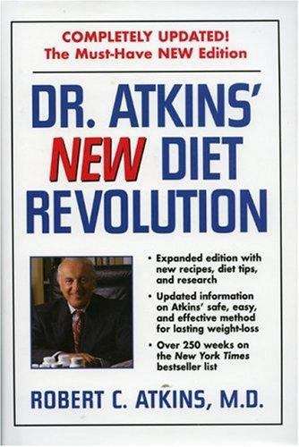 Book cover of Dr. Atkins' New Diet Revolution