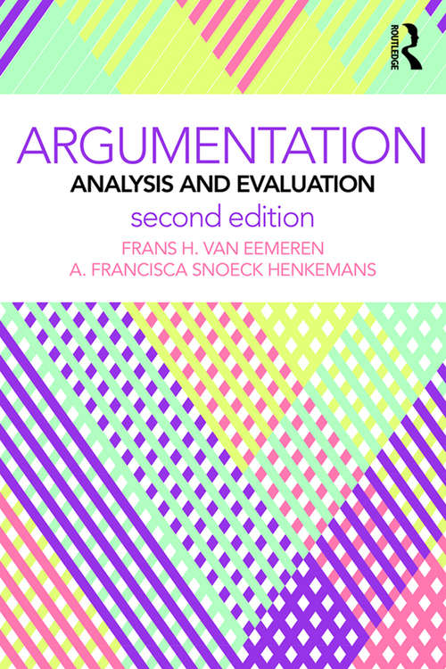 Book cover of Argumentation: Analysis and Evaluation