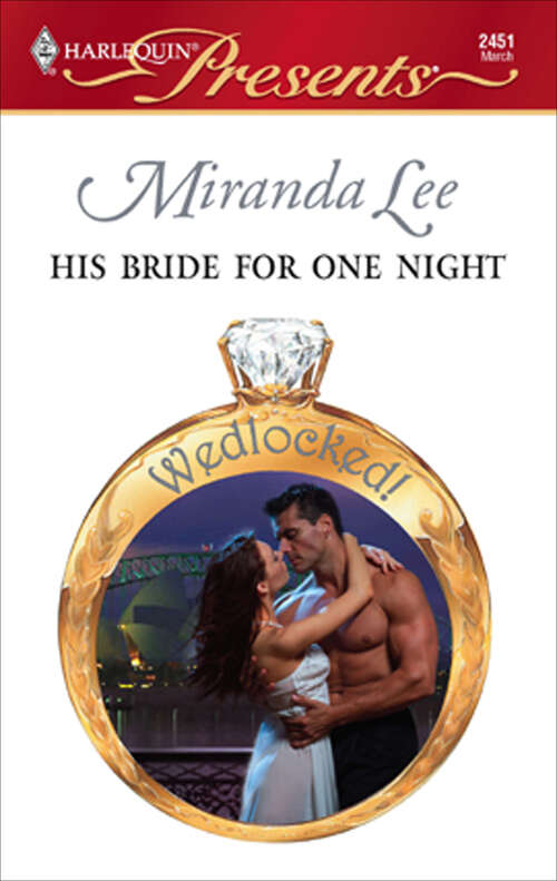Book cover of His Bride for One Night (Wedlocked! #71)