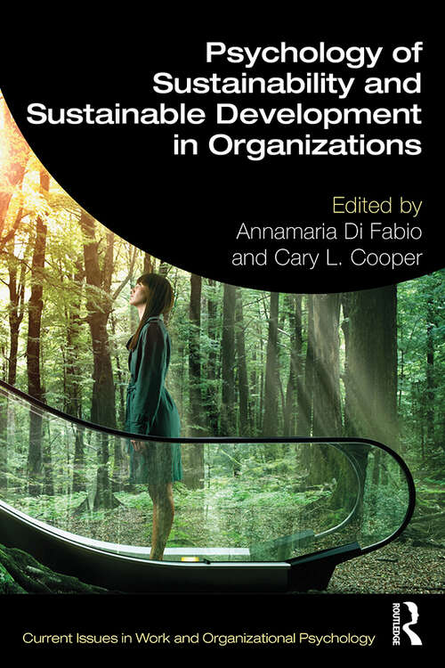 Book cover of Psychology of Sustainability and Sustainable Development in Organizations