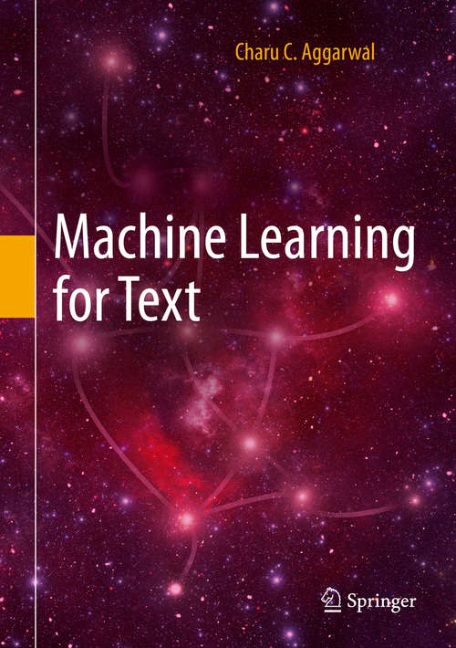 Book cover of Machine Learning for Text