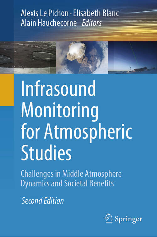 Book cover of Infrasound Monitoring for Atmospheric Studies: Challenges in Middle Atmosphere Dynamics and Societal Benefits (2nd ed. 2019)