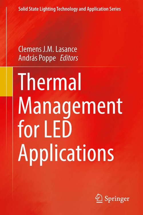 Book cover of Thermal Management for LED Applications