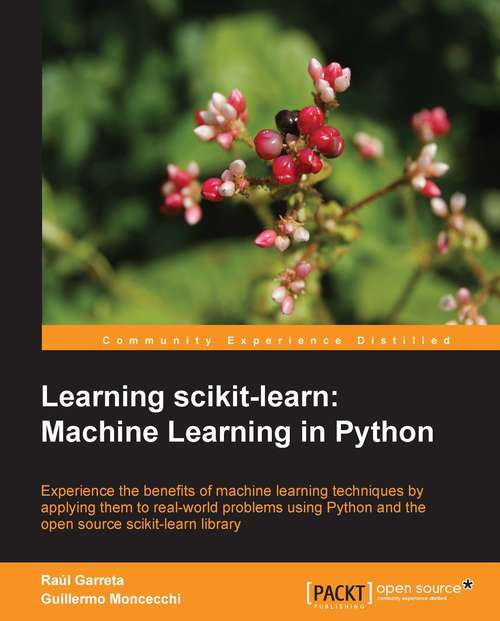Book cover of Learning scikit-learn: Machine Learning in Python