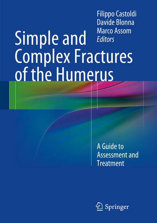 Book cover of Simple and Complex Fractures of the Humerus