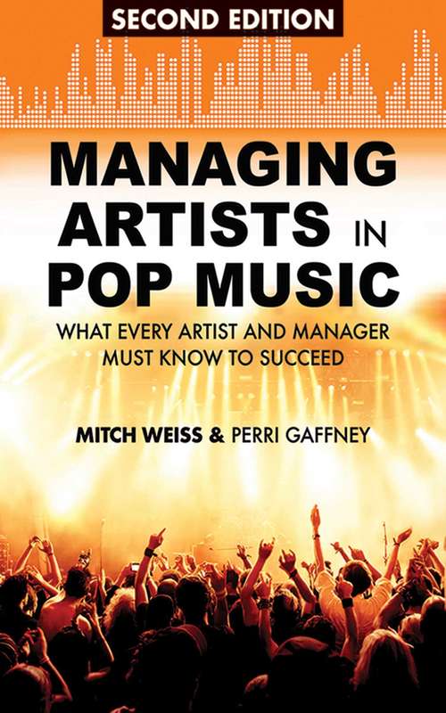 Book cover of Managing Artists in Pop Music