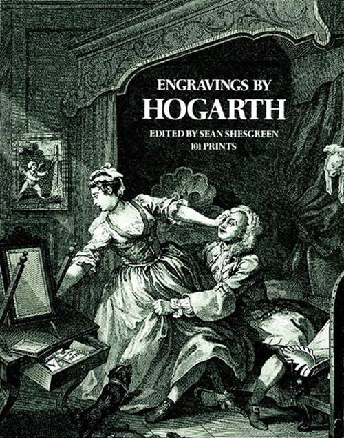 Book cover of Engravings by Hogarth (Dover Fine Art, History of Art)