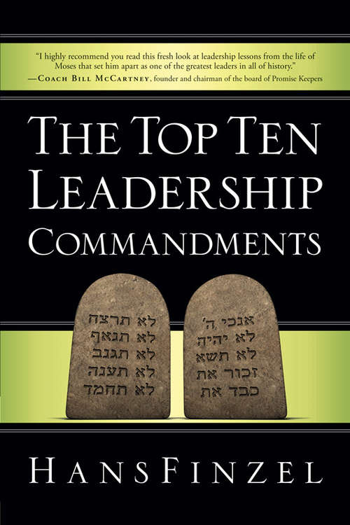 Book cover of The Top Ten Leadership Commandments