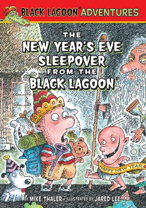 Book cover of New Year's Eve Sleepover from the Black Lagoon