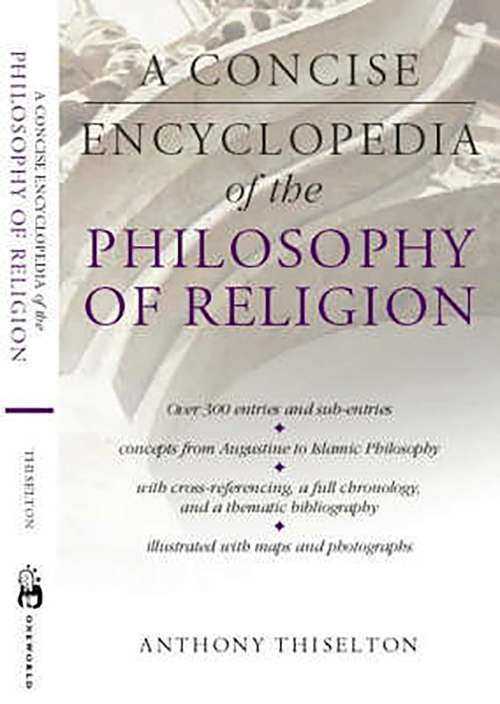 Book cover of A Concise Encyclopedia of the Philosophy of Religion