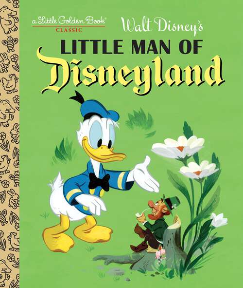 Book cover of Little Man of Disneyland (Little Golden Book)