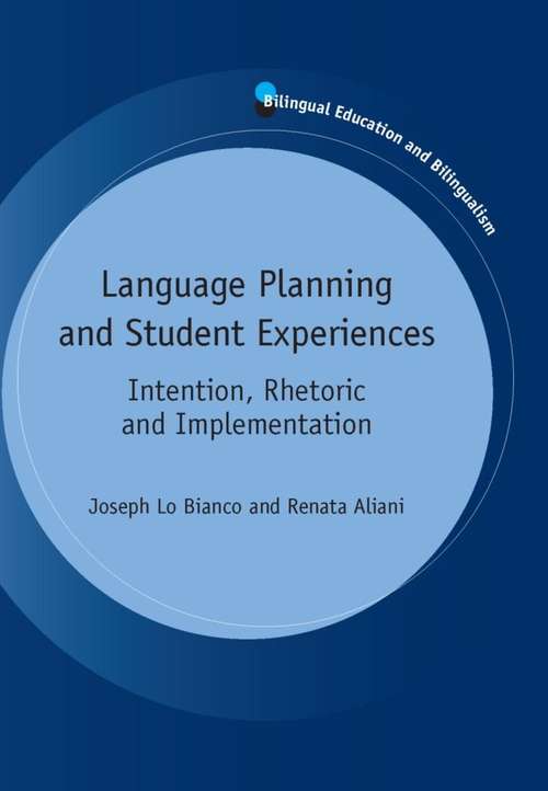 Book cover of Language Planning and Student Experiences