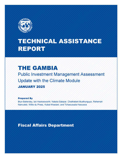 Book cover of The Gambia: Technical Assistance Report-Public Investment Management Assessment Update with the Climate Module