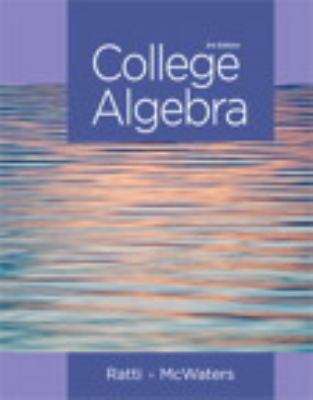 Book cover of College Algebra (Third Edition)