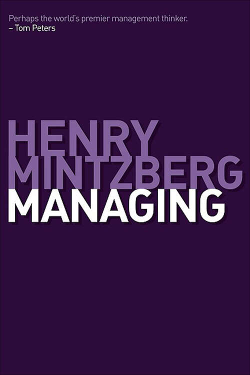 Book cover of Managing: What Managers Do - And Can Do Better (16pt Large Print Edition) (2)