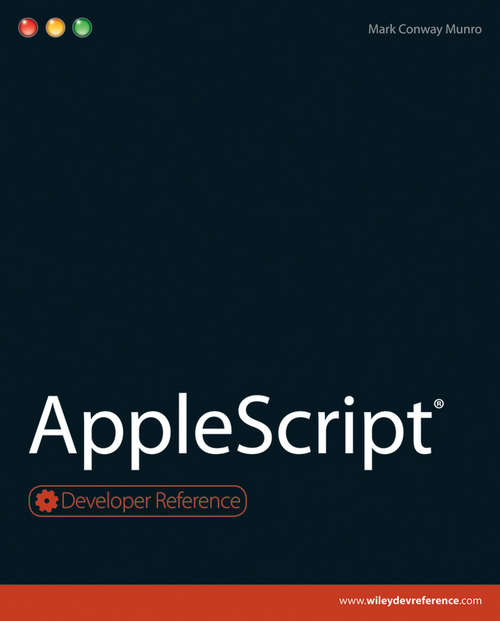 Book cover of AppleScript