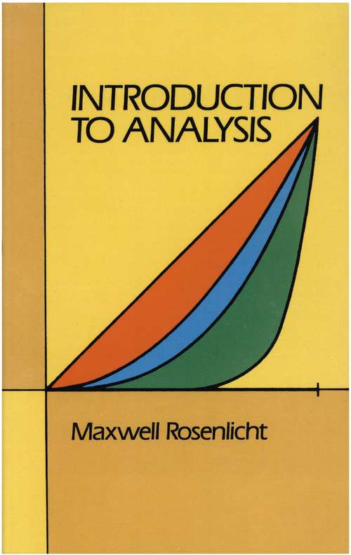 Book cover of Introduction to Analysis