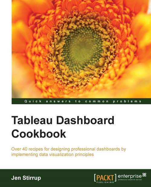 Book cover of Tableau Dashboard Cookbook
