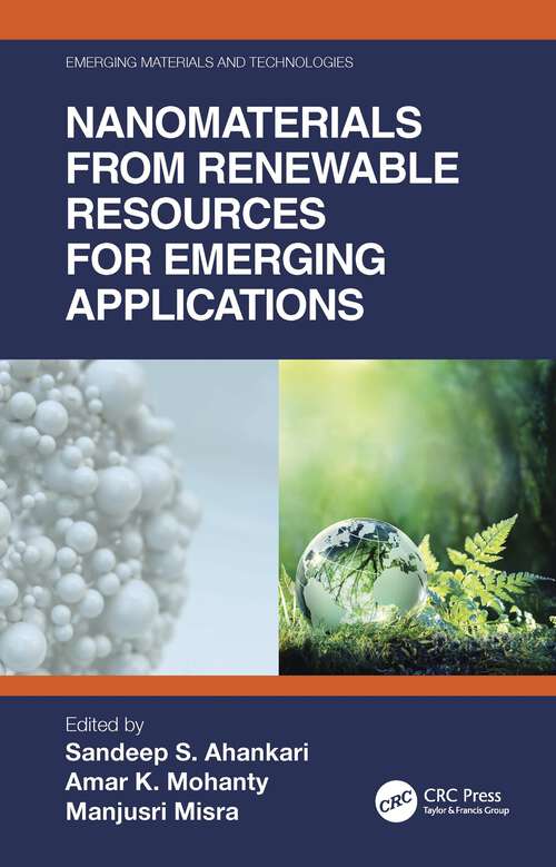 Book cover of Nanomaterials from Renewable Resources for Emerging Applications (Emerging Materials and Technologies)