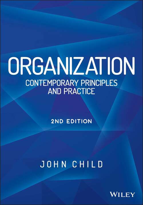 Book cover of Organization