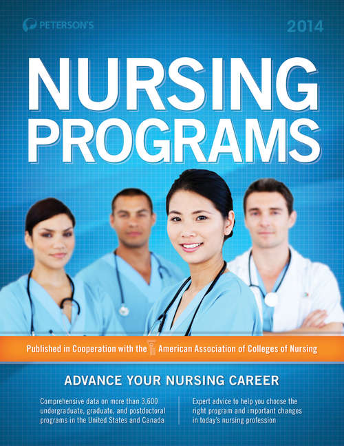 Book cover of Nursing Programs 2014