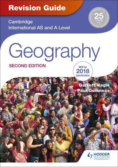 Book cover of Cambridge International AS/A Level Geography Revision Guide 2nd edition