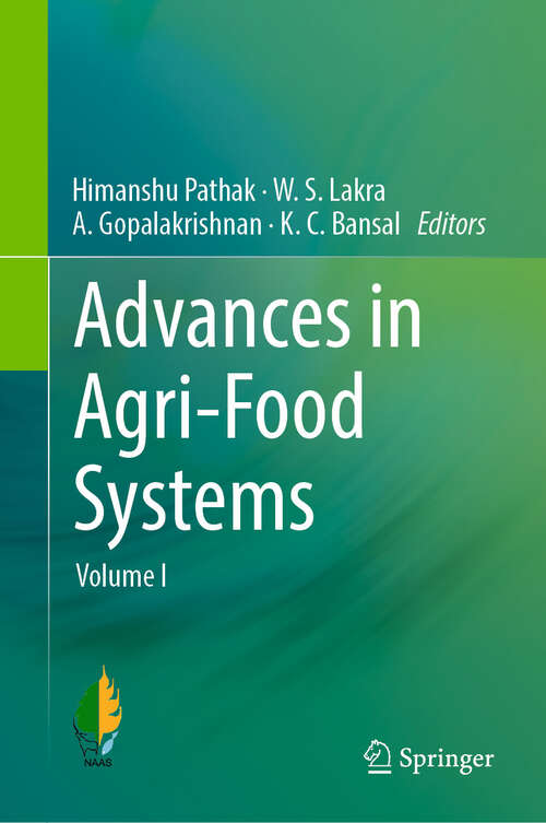 Book cover of Advances in Agri-Food Systems: Volume I