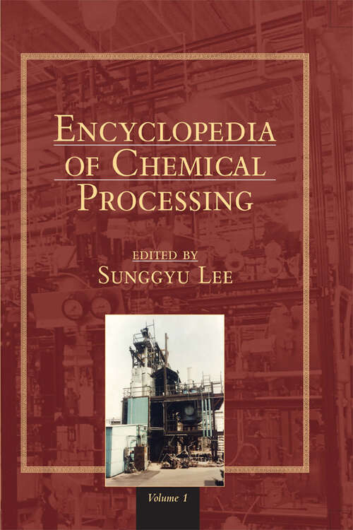 Book cover of Encyclopedia of Chemical Processing (Online) (1)