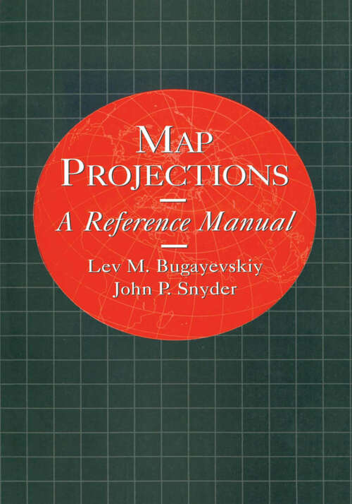Book cover of Map Projections: A Reference Manual (1)