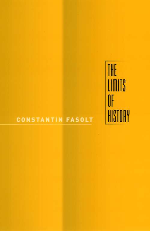 Book cover of The Limits of History