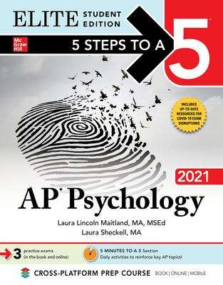 Book cover of 5 Steps To A 5: AP Psychology 2021 Elite Student Edition