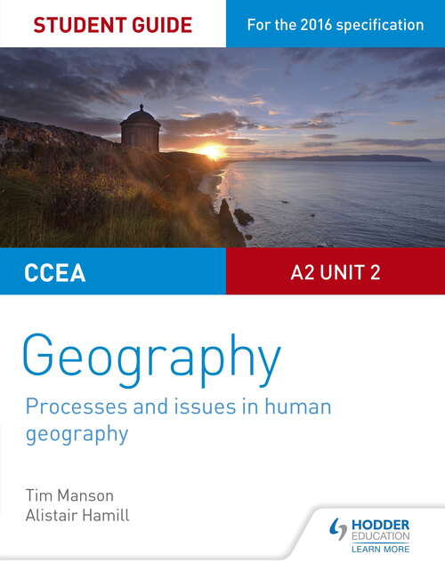 Book cover of CCEA A-level Geography Student Guide 5: A2 Unit 2