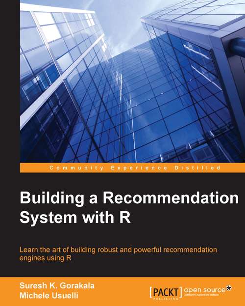 Book cover of Building a Recommendation System with R