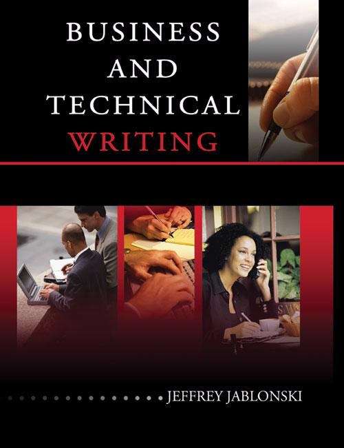 Book cover of Business and Technical Writing