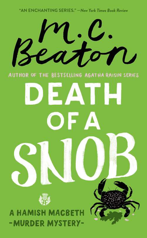 Book cover of Death of a Snob (Hamish Macbeth Mystery #6)