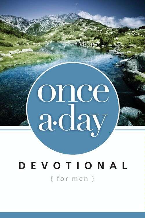 Book cover of Once-A-Day Devotional for Men