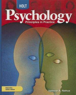 Book cover of Holt Psychology